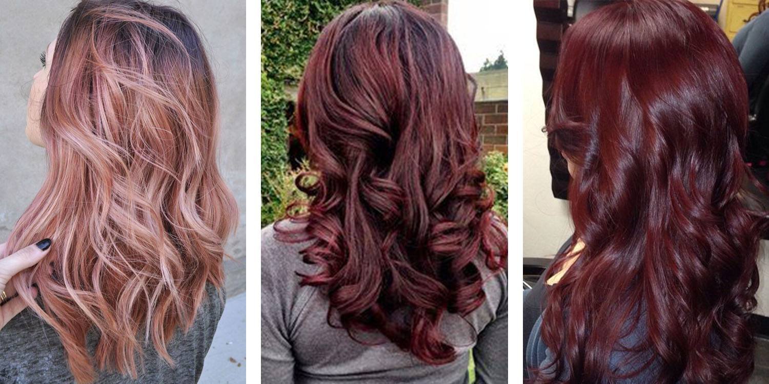 Red hair outlet color shades